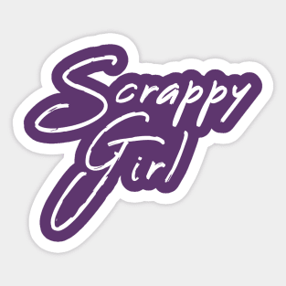 Scrappy Girl Attitude Sticker